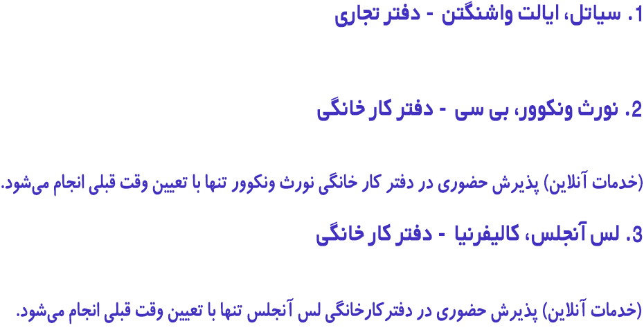 آدرس دفاتر زندگی