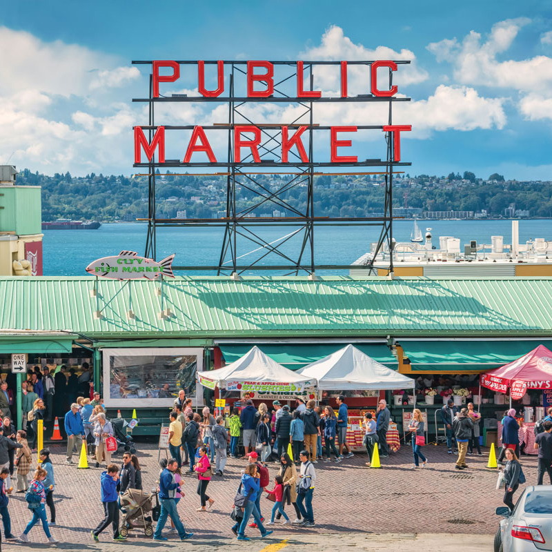 تور زمینی همراه با راهنما از سیاتل تا سانفرانسیسکو