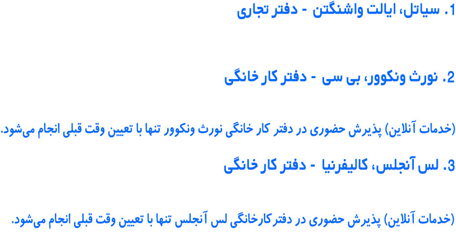 آدرس های آژانس زندگی